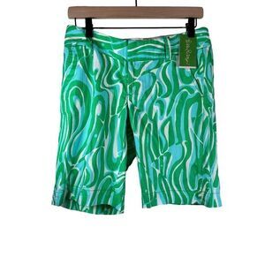 Lilly‎ Pulitzer The Chipper Short Resort White Finders Keepers Size 2 NWT